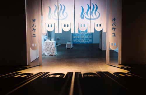 バケ湯 祖父江慎 PLAY! MUSEUMでの展示風景