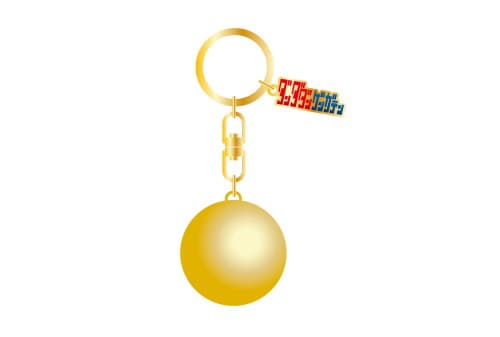 『オカルンの金の玉』キーホルダー