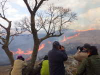 平尾台野焼き