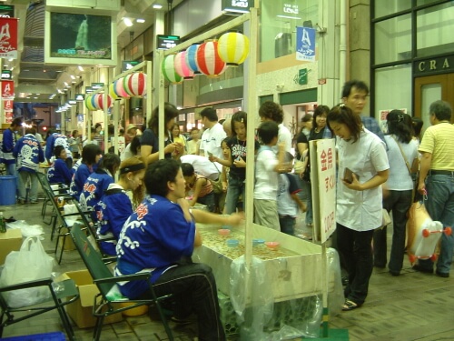 久留米ほとめき通り商店街 土曜夜市