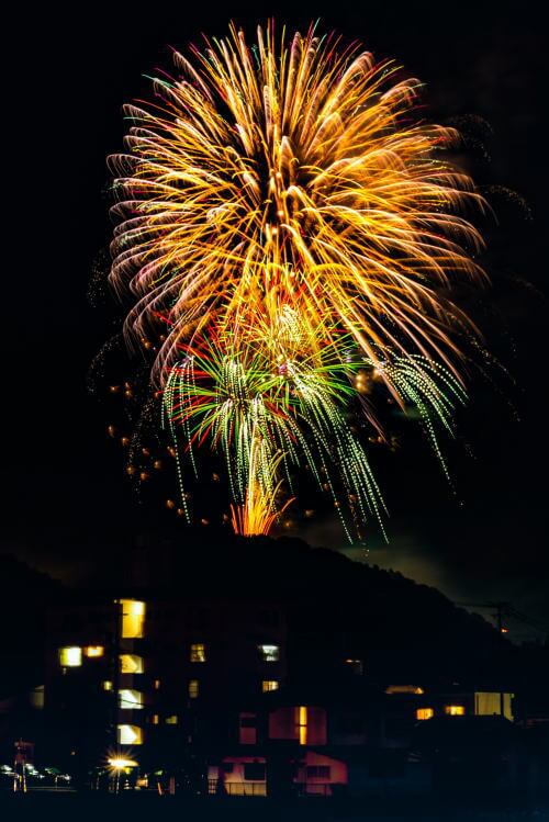 篠栗祇園夏まつり 打上花火