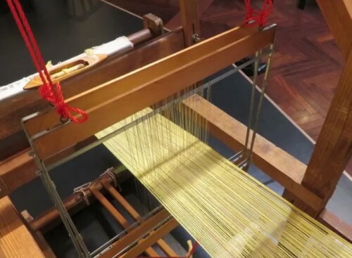 もじdeつながりフェス 織物体験