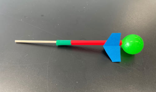 福岡県青少年科学館 科学工作教室／すっ飛びロケット