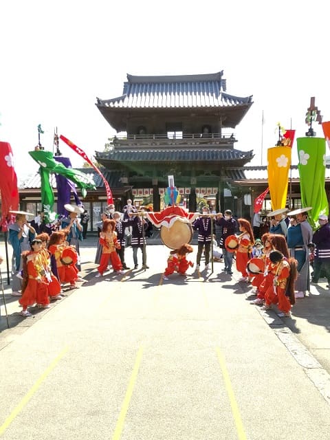 水田天満宮 稚児風流