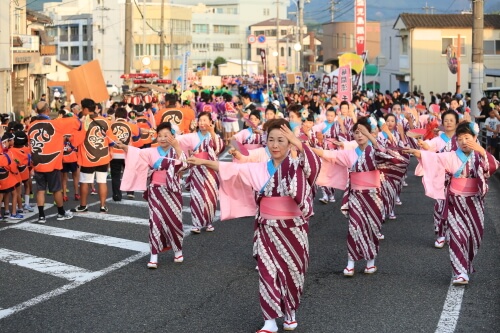 阿久根みどこい夏まつり ハンヤ総踊り