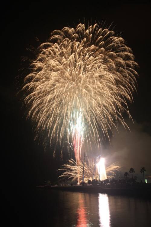志布志みなとまつり 打上花火