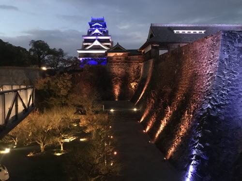 熊本城ライトアップ（城あかり）