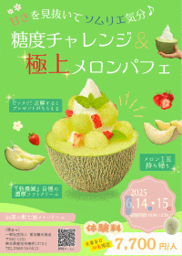 極上メロンパフェ作りin菊池