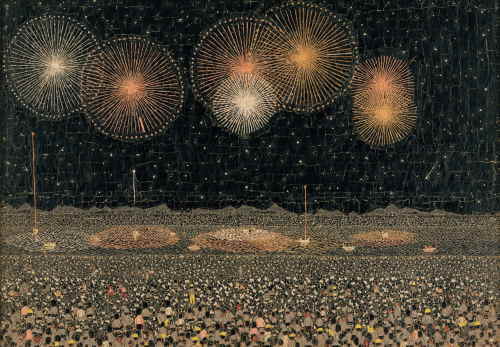 山下清 《長岡の花火》