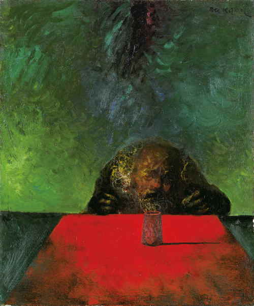 鴨居玲《サイコロ》