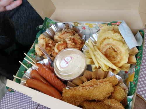 しまてつクリスマストレイン メニュー