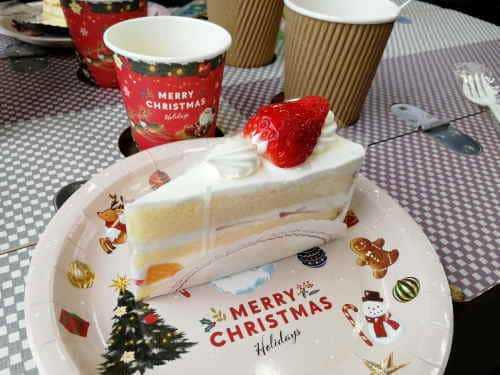 しまてつクリスマストレイン メニュー