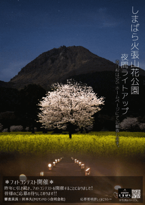 しまばら火張山花公園「春の花まつり」