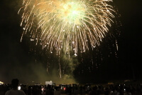 かわたな夏まつり 打上花火
