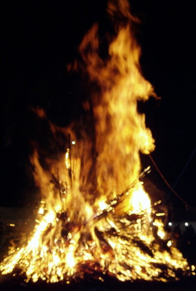 豊後大野のどんど焼