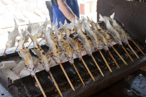 鮎の塩焼き