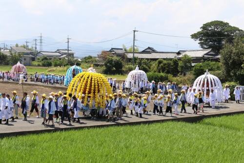 鶴市花傘鉾祭