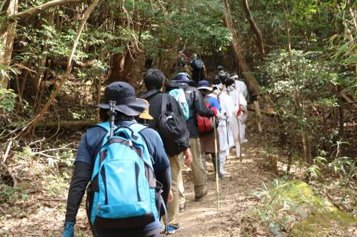 八面山滝開き・山開き