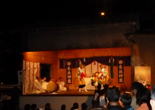 柞原八幡宮仲秋祭 浜の市 奉納神楽
