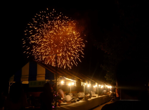 柞原八幡宮仲秋祭 浜の市 奉納花火