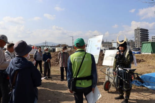 大友氏遺跡現地説明会