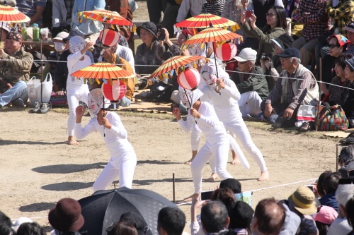 姫島車えび祭 キツネ踊り