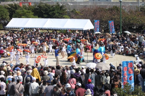姫島車えび祭 キツネ踊り