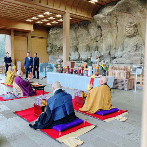 国宝臼杵石仏特別祈願法要