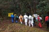 八面山滝開き・山開き