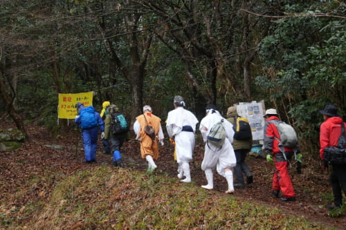 八面山滝開き・山開き