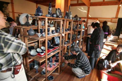 黒髪山陶芸村　秋の窯開き