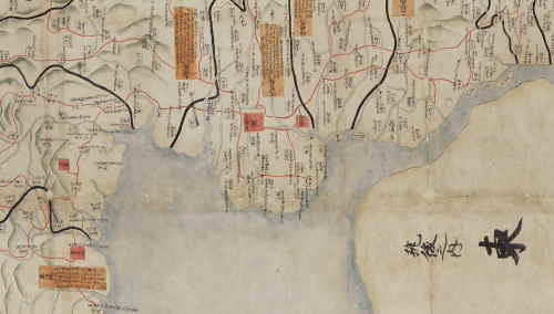 慶長肥前国絵図(部分)