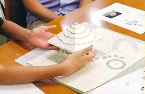 草庵茶室ワークショップ 名尾和紙でつくる「起こし絵図」