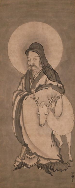 重要文化財　寿老図"