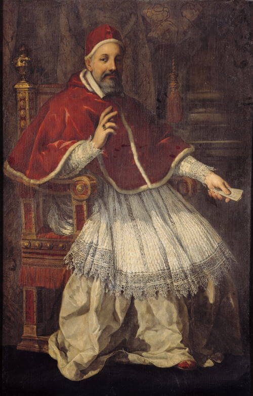 ピエトロ・ダ・コルトーナ《教皇ウルバヌス 8 世の肖像》