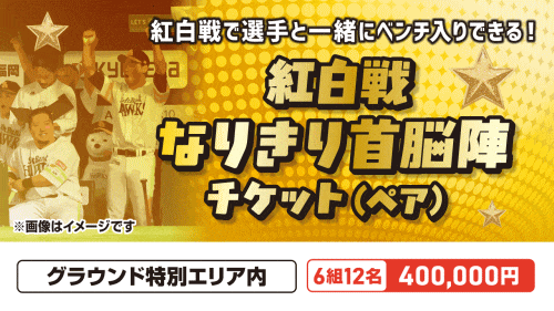 福岡ソフトバンクホークス ファンフェスティバル2025「紅白戦なりきり首脳陣チケット」