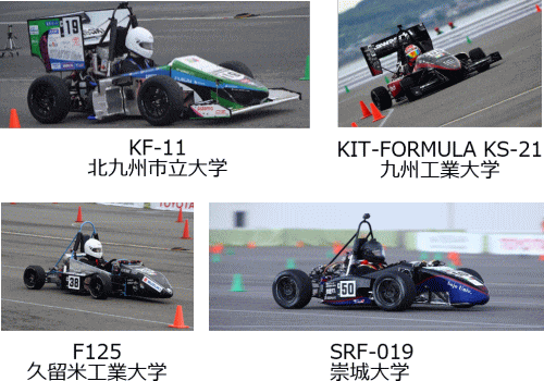 ジャパンモビリティショー福岡2025 学生フォーミュラカー展示