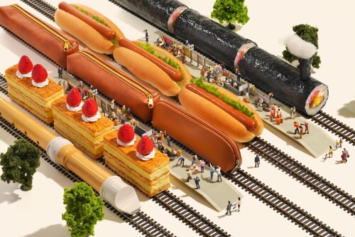 列車のくみたて