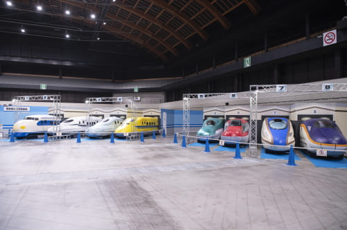 プラレール博 新幹線の大車両基地